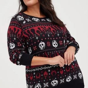 Disney Torrid Villain Holiday Sweater